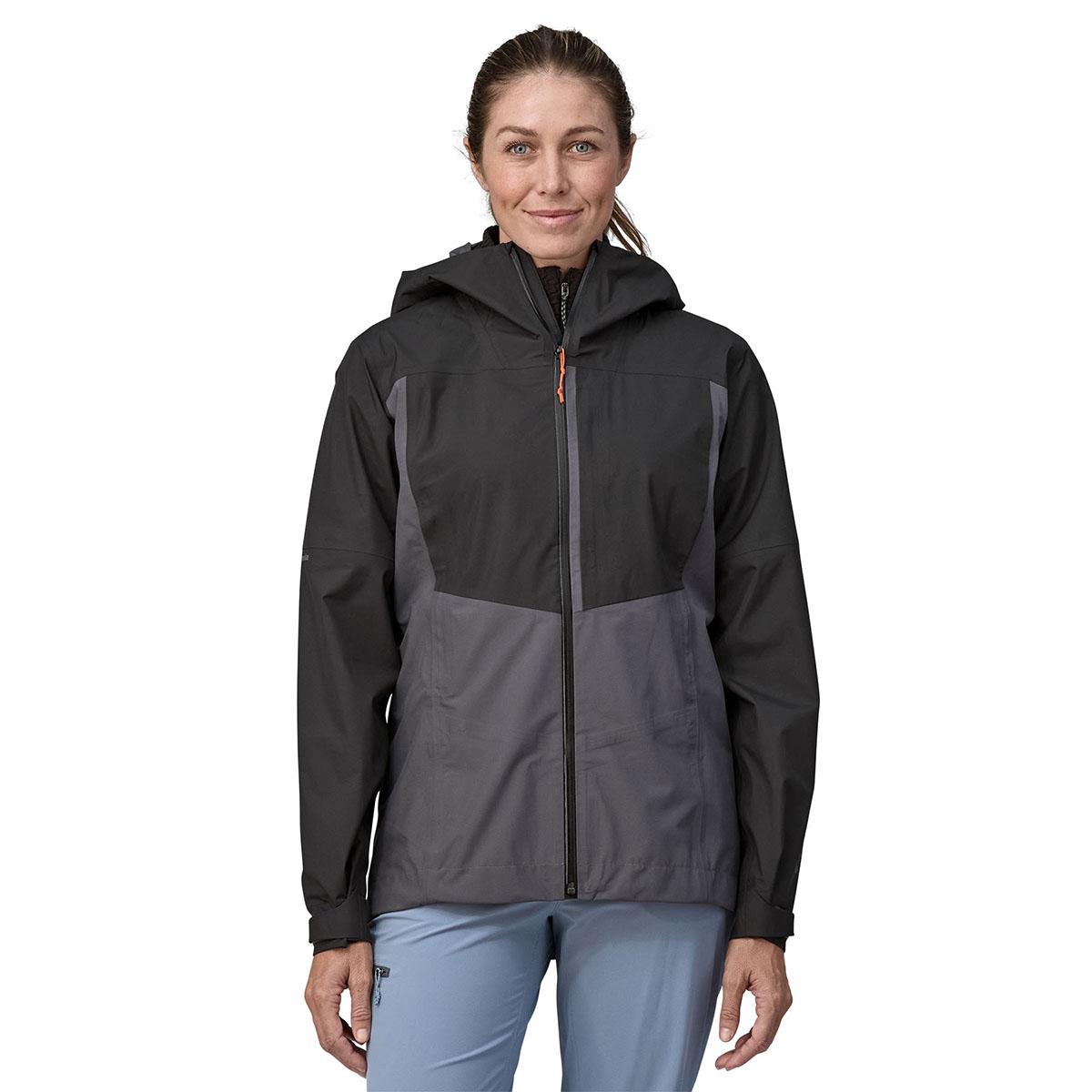 Patagonia Boulder Fork Rain Jacket Women's in Forge Grey